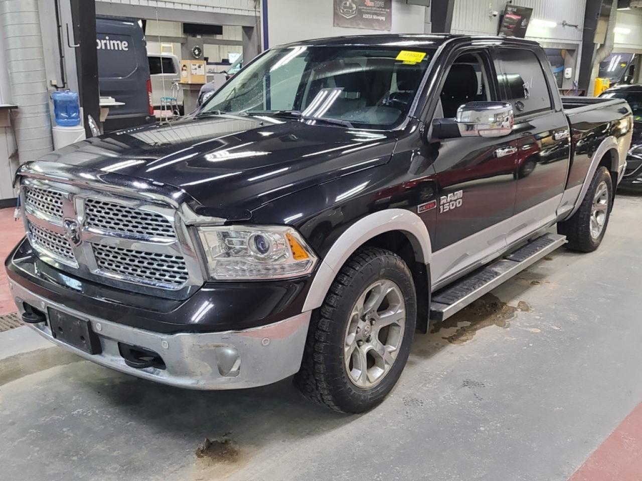 Used 2017 RAM 1500 Laramie Crew Cab|DIESEL|HTD AND A/C SEATS|HTD STEERING WHEEL|BACK UP CAMERA|LOACL|CLEAN TITLE| for sale in Winnipeg, MB