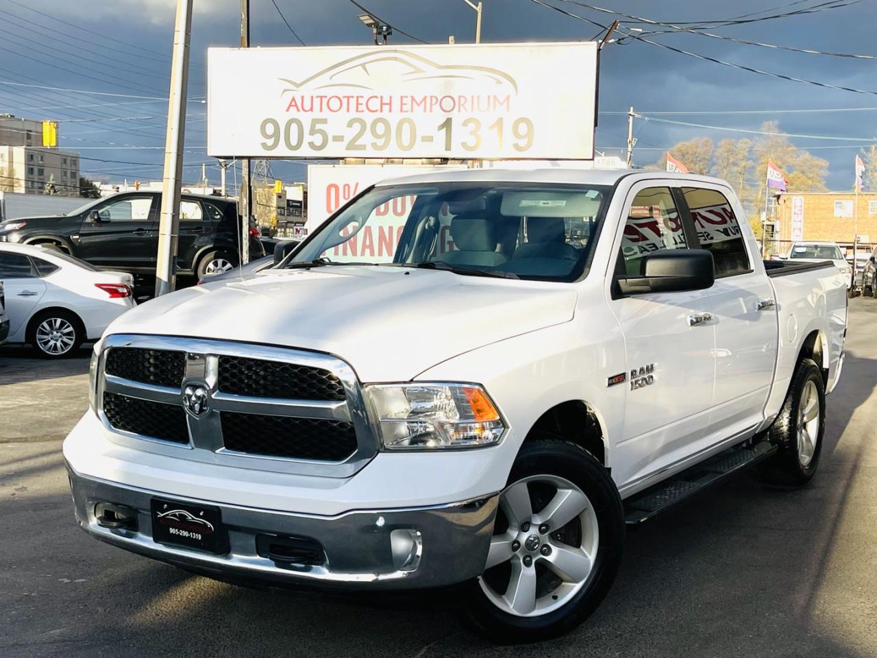 Used 2016 RAM 1500 SLT ECODIESEL CREWCAB 4WD / Touchscreen / Tow Package / Remote Start for sale in Mississauga, ON