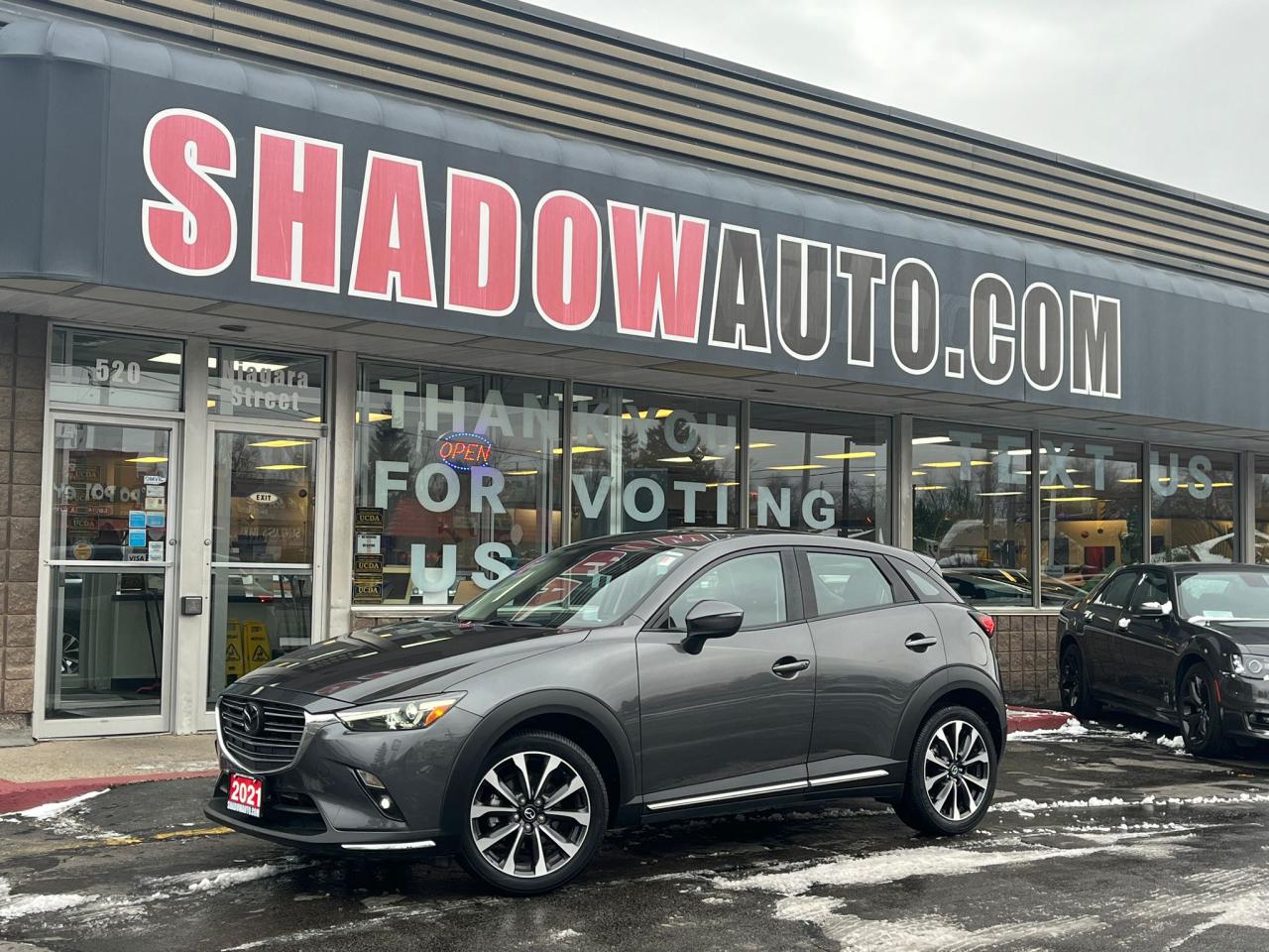 Used 2021 Mazda CX-3 GT|LEATHER|SUNROOF|ALLOYS|REARVIEW CAMERA for sale in Welland, ON