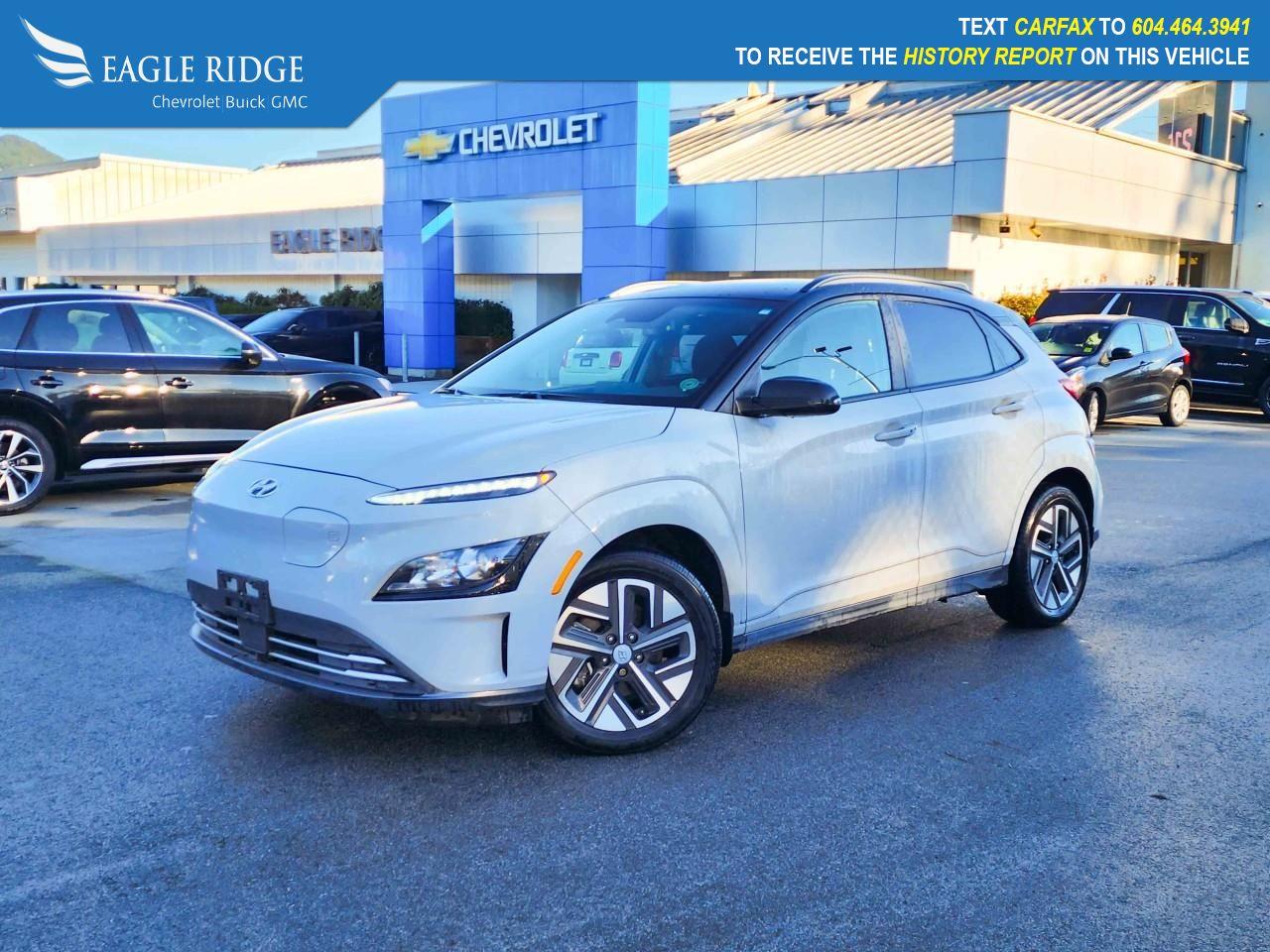 Used 2022 Hyundai KONA Electric Preferred w/Two Tone Remote keyless entry, Speed control, Speed-sensing steering, Steering wheel mounted audio controls, Traction control for sale in Coquitlam, BC