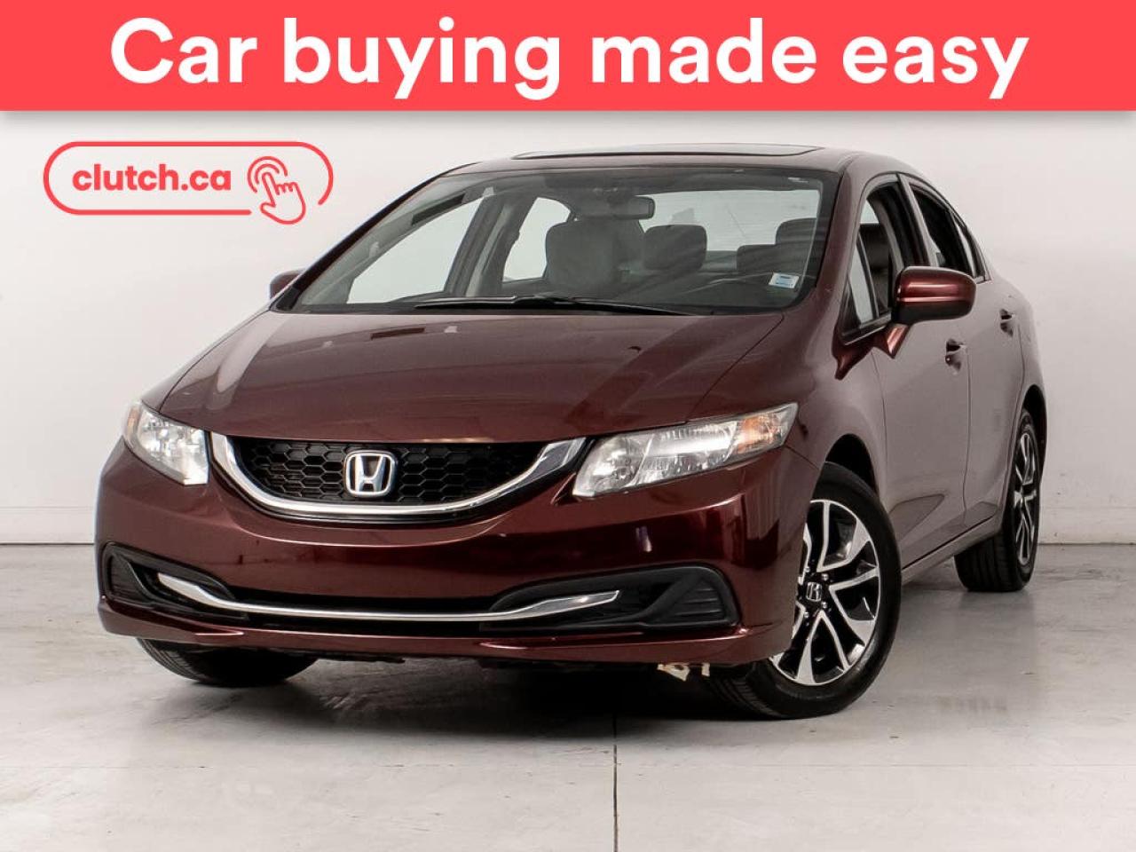 Used 2015 Honda Civic EX w/ Push Button Start, Cruise Control, Backup Cam for sale in Bedford, NS