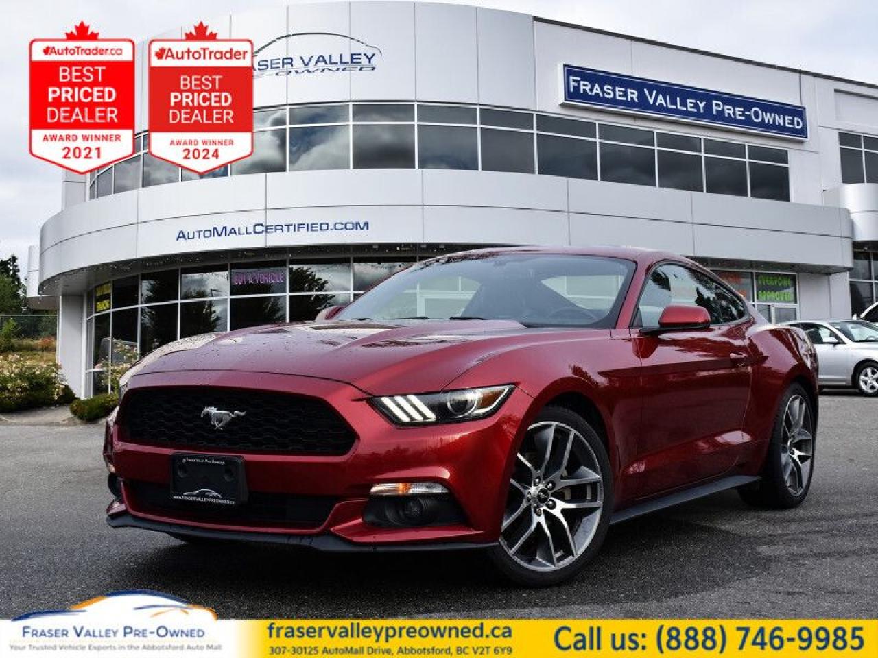 Used 2017 Ford Mustang EcoBoost  Eco Premium, Nav, Cooled Seats for sale in Abbotsford, BC