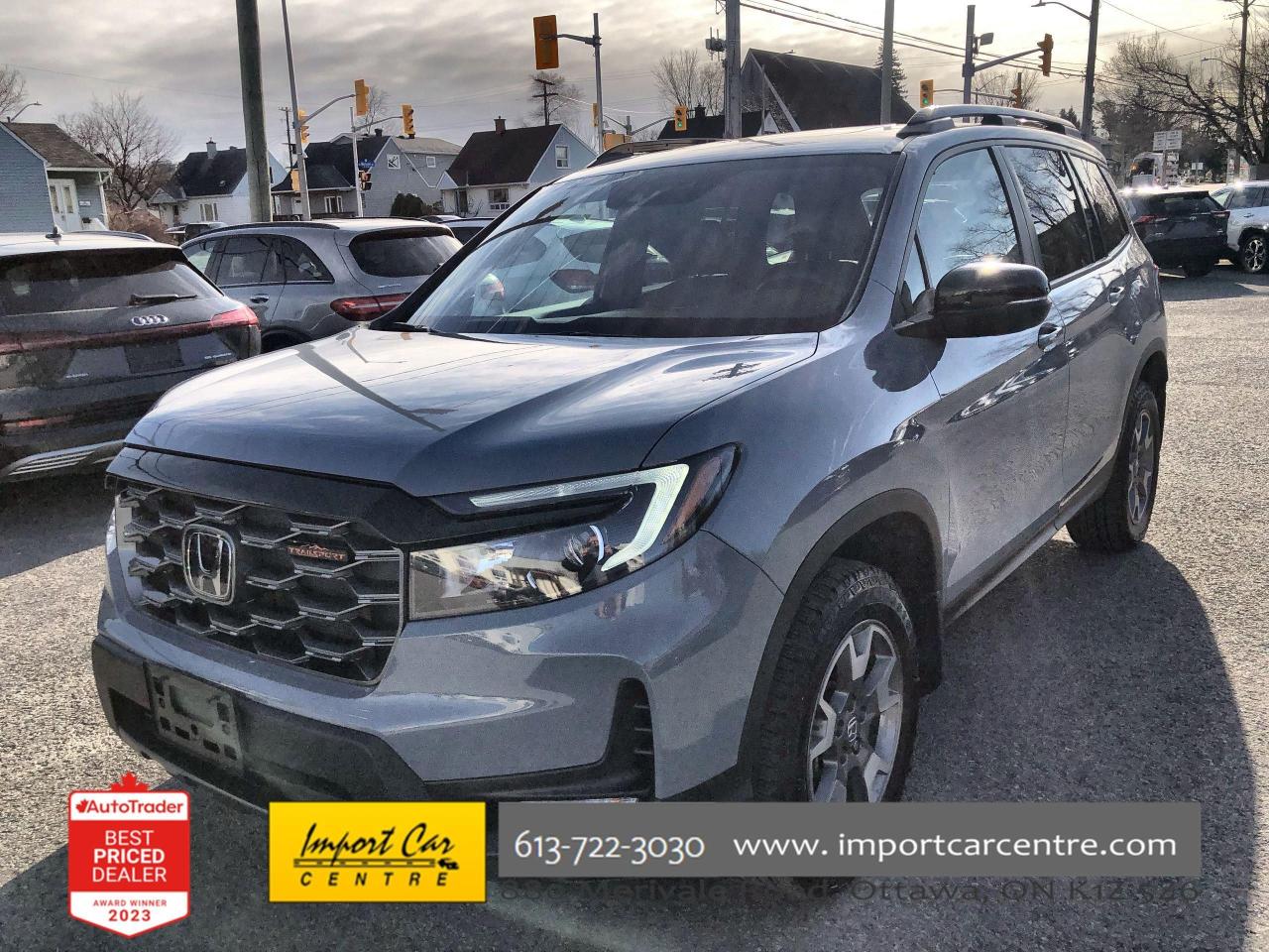 Used 2023 Honda Passport TrailSport TRAIL SPORT, LEATHER, ROOF, BLIS, ADAPT for sale in Ottawa, ON