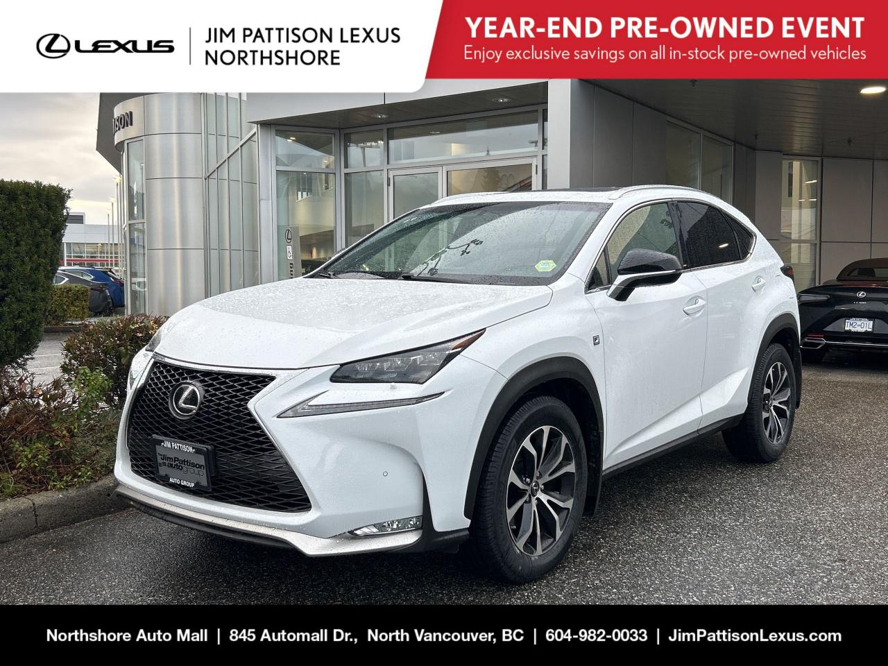 Used 2017 Lexus NX 200t 6A / F Sport 2 / Local Car / No Accident for sale in North Vancouver, BC