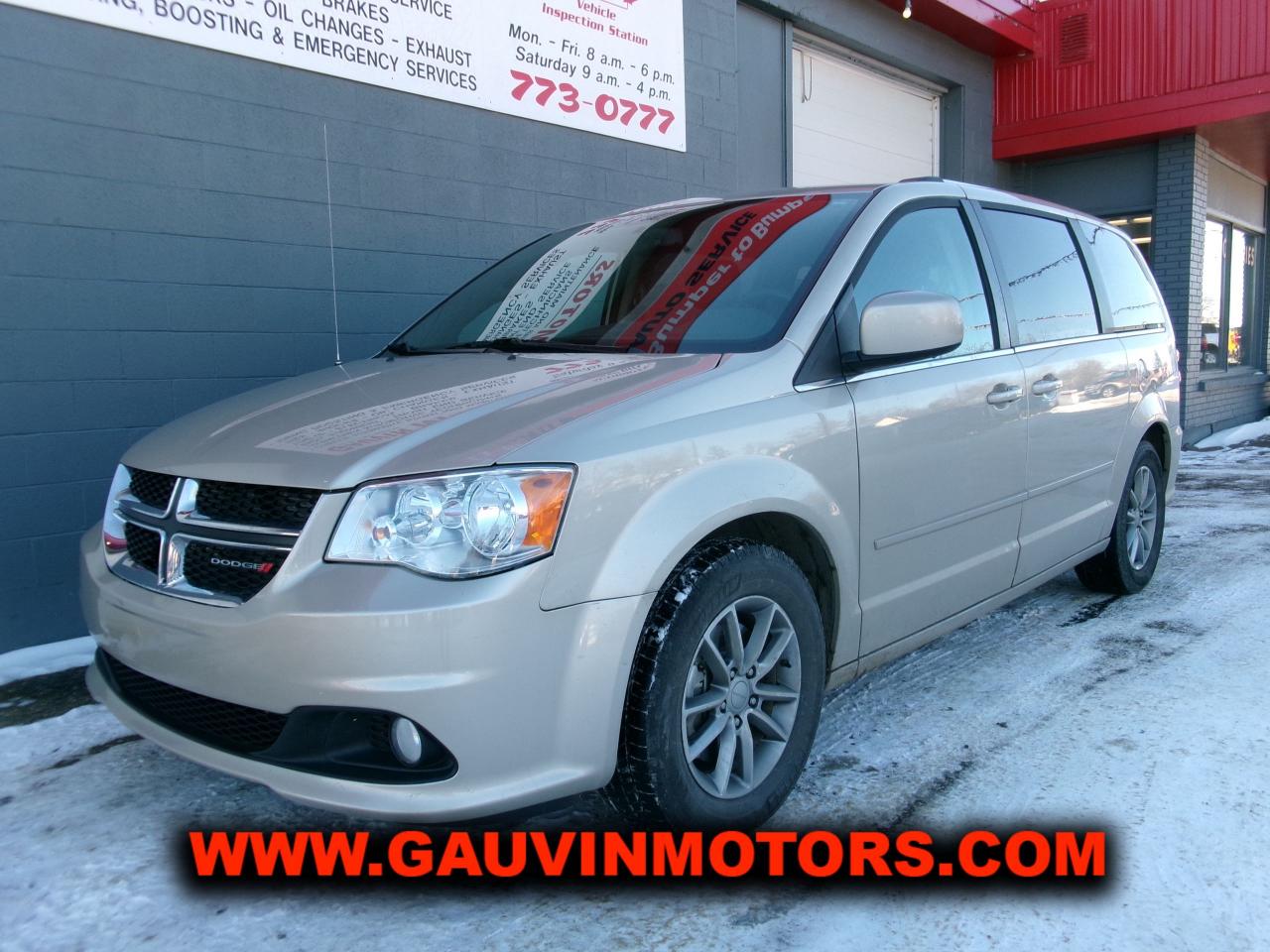 Used 2015 Dodge Grand Caravan SXT Premium Plus, Loaded DVD, Priced to Sell! for sale in Swift Current, SK