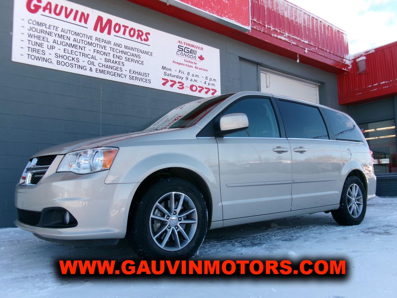 Used 2015 Dodge Grand Caravan SXT Premium Plus, Loaded DVD, Priced to Sell! for sale in Swift Current, SK