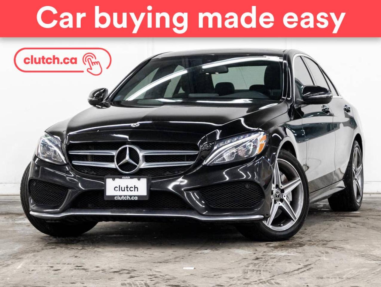 Used 2018 Mercedes-Benz C-Class C 300 4Matic AWD w/ Nav, Heated Steering Wheel, Heated Front Seats for sale in Toronto, ON