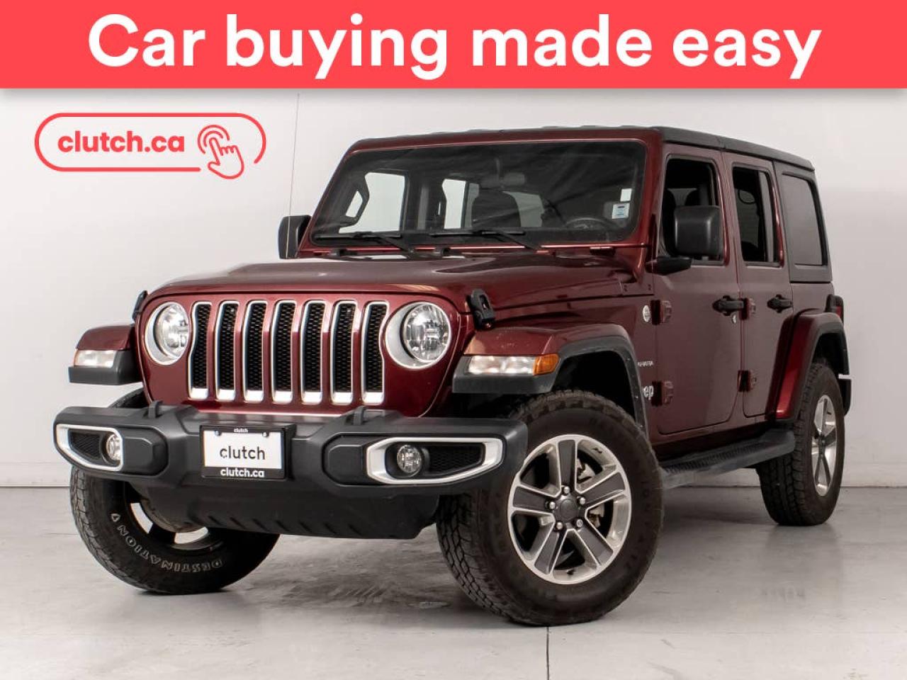 Used 2021 Jeep Wrangler Unlimited Sahara 4WD w/ Apple CarPlay, Backup Cam, Dual Zone A/C for sale in Bedford, NS