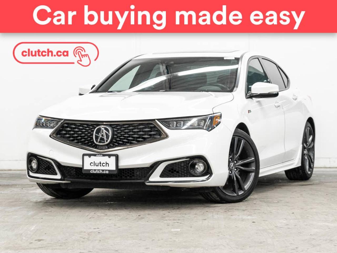 Used 2020 Acura TLX Tech A-Spec w/ Apple CarPlay & Android Auto, Dual Zone A/C, Power Sunroof for sale in Toronto, ON