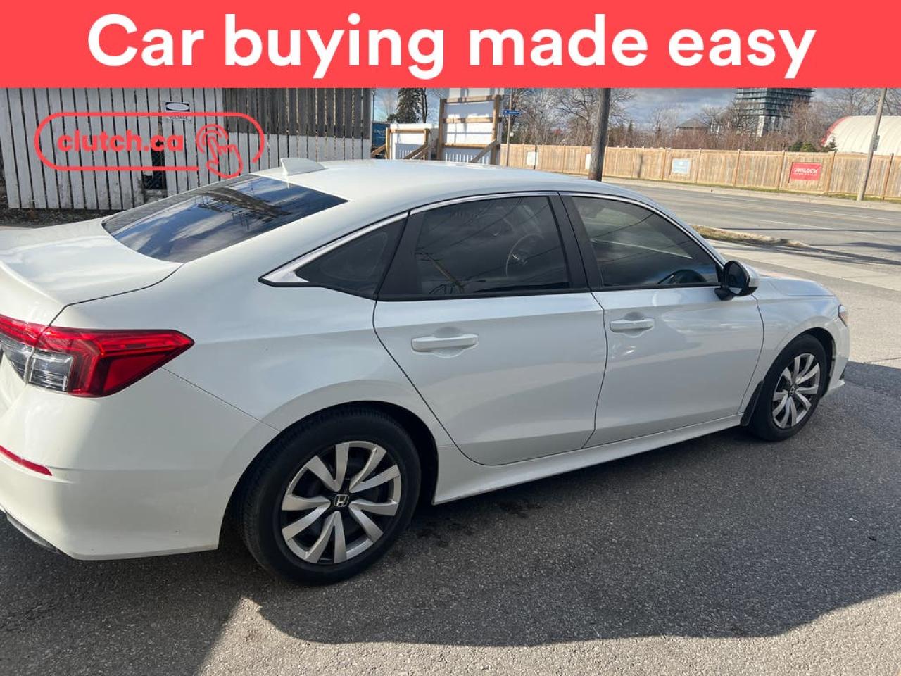 Used 2022 Honda Civic LX w/ Apple CarPlay & Android Auto, A/C, Rearview Cam for sale in Toronto, ON