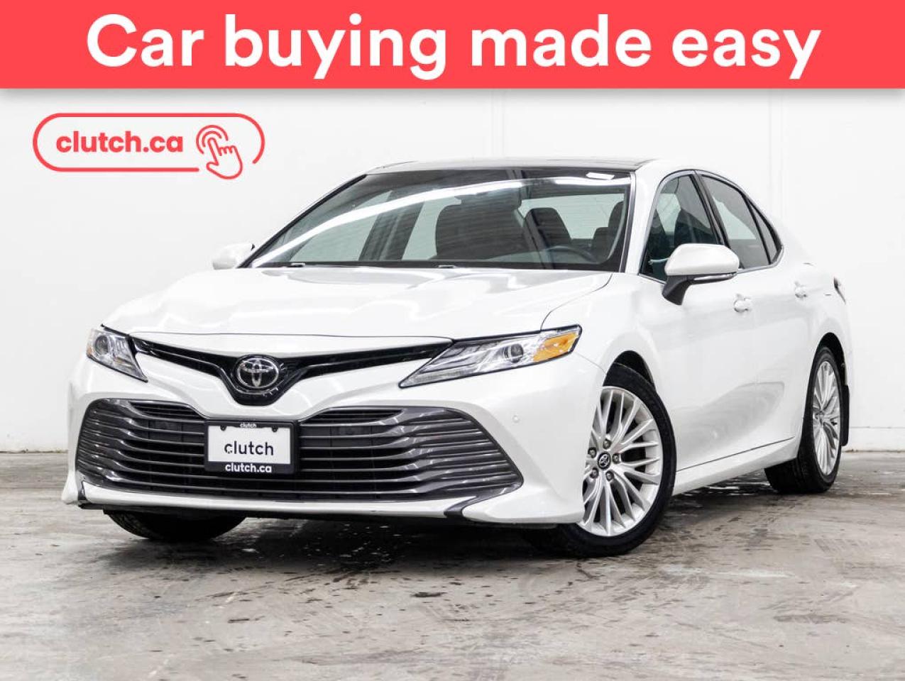 Used 2018 Toyota Camry XLE w/ Apple CarPlay, Dual Zone A/C, Panoramic Sunroof for sale in Toronto, ON