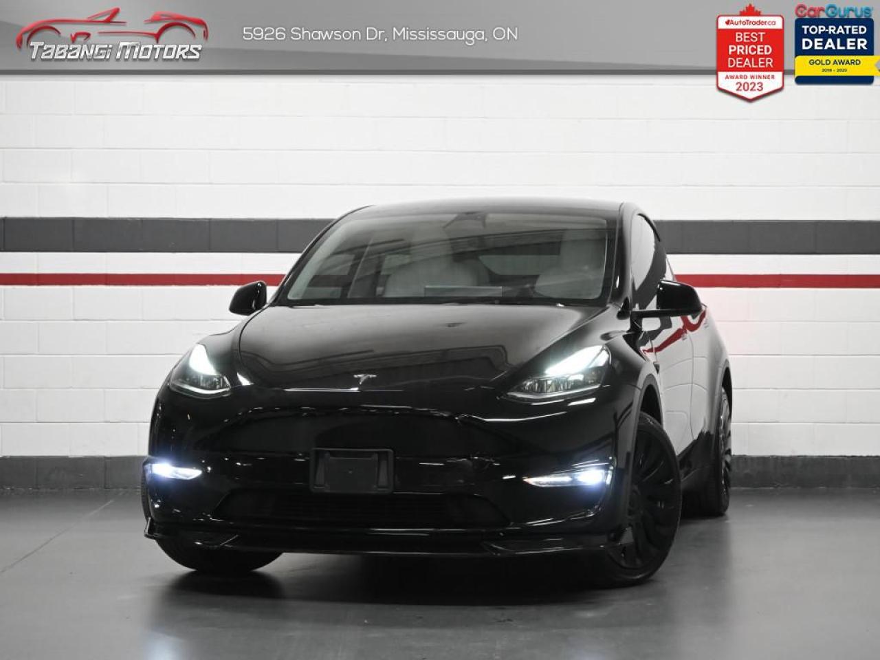 Used 2023 Tesla Model Y Long Range  No Accident White Interiors Dual Motor Autopilot Navigation Glass Roof for sale in Mississauga, ON