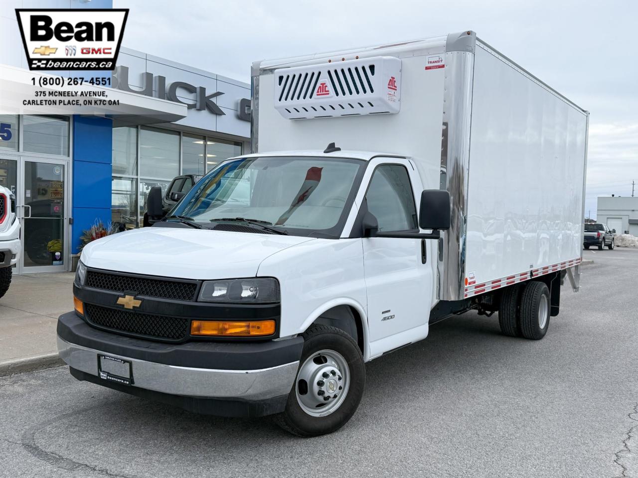New 2024 Chevrolet Express Cutaway 4500 4500 Van 6.6L V8, CLOTH SEATS, AIR CONDITIONING, CRUISE CONTROL, BACK UP ALARM, MP3 PLAYER for sale in Carleton Place, ON