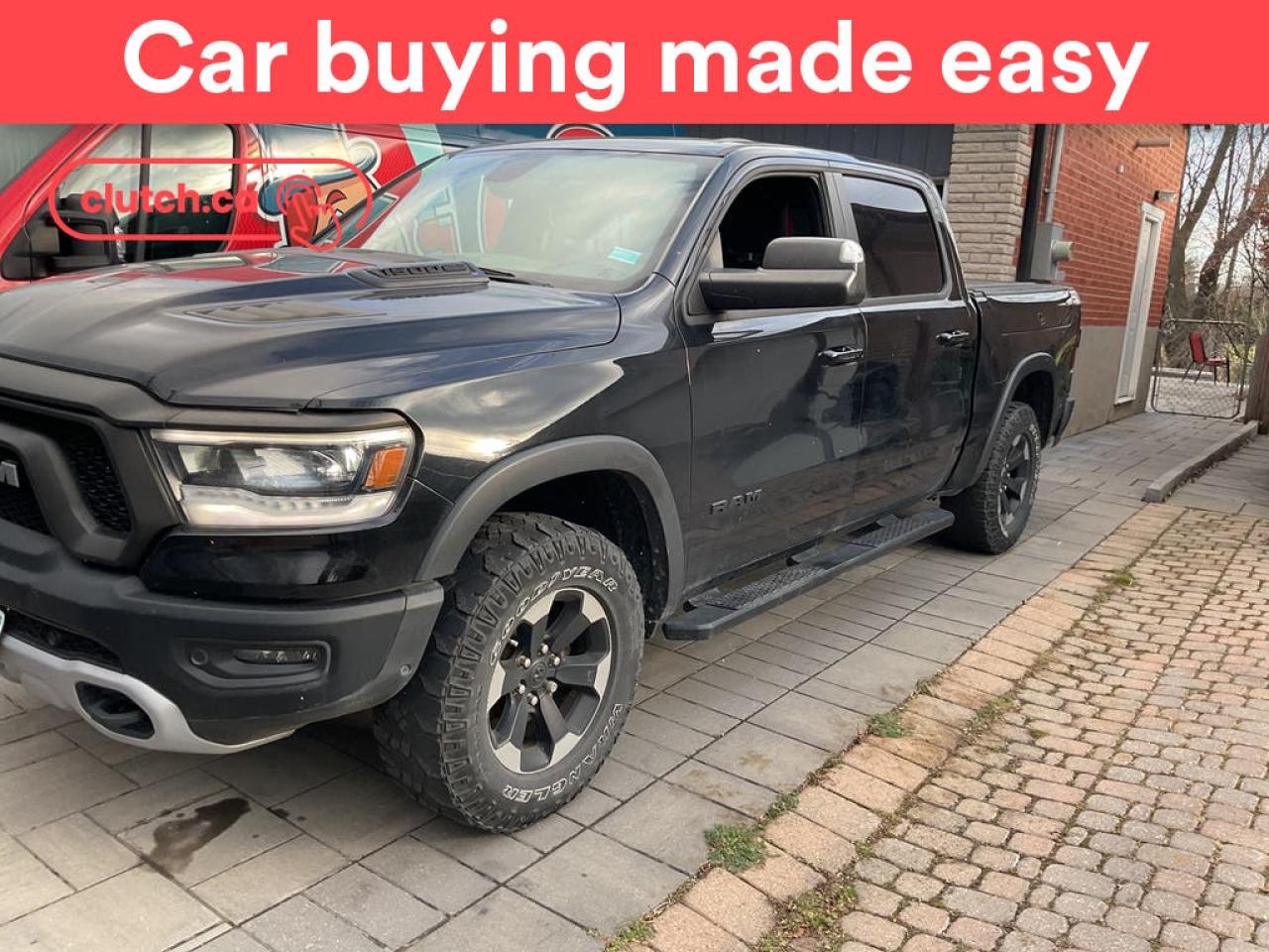 Used 2019 RAM 1500 Rebel Crew Cab 4X4 w/ Apple CarPlay & Android Auto, Dual Zone A/C, Panoramic Sunroof for sale in Toronto, ON