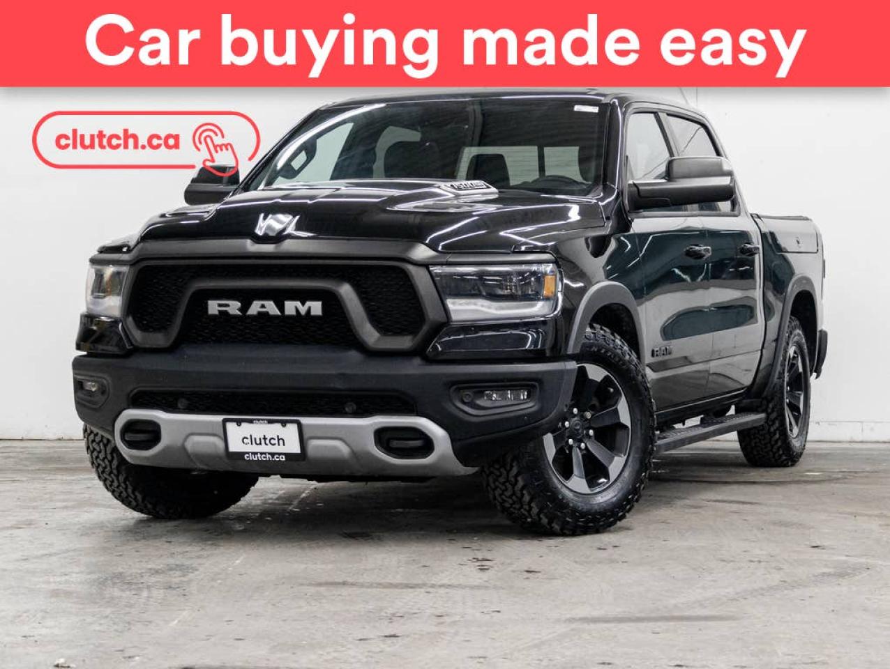 Used 2019 RAM 1500 Rebel Crew Cab 4X4 w/ Apple CarPlay & Android Auto, Dual Zone A/C, Panoramic Sunroof for sale in Toronto, ON