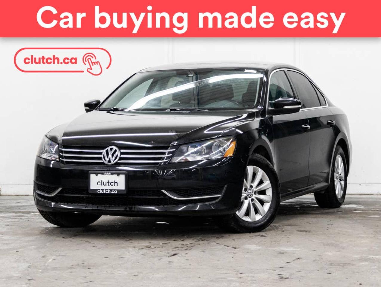 Used 2015 Volkswagen Passat Trendline w/ Cruise Control, Dual Zone A/C, Rearview Cam for sale in Toronto, ON