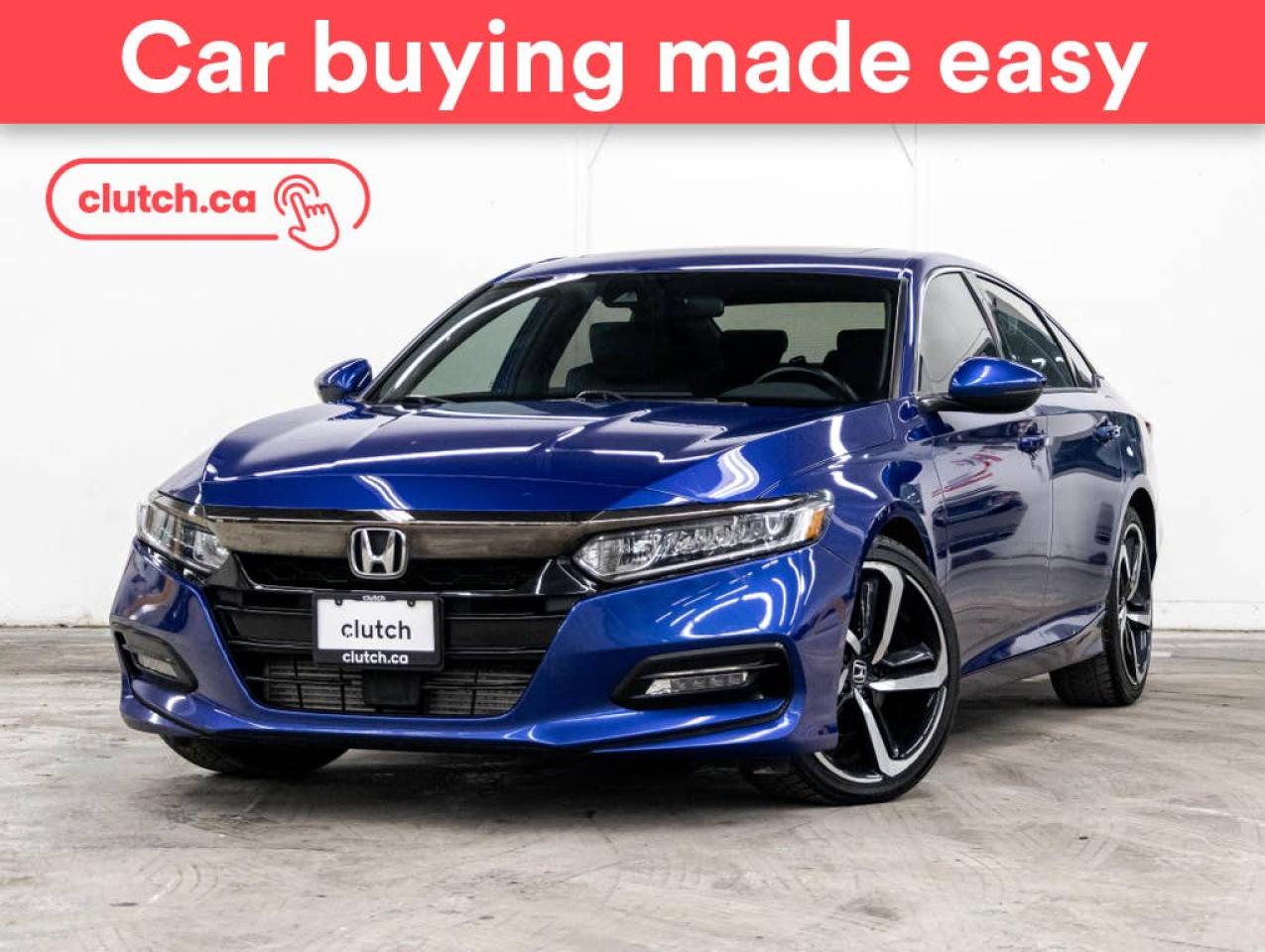 Used 2020 Honda Accord Sport 1.5T w/ Apple CarPlay & Android Auto, Heated Front Seats, Rearview Camera for sale in Toronto, ON