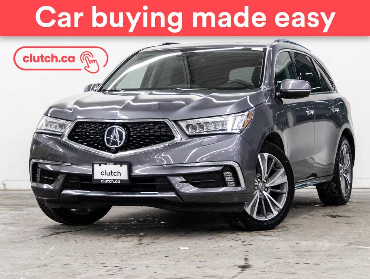 Used 2018 Acura MDX Elite AWD w/ Rear Entertainment System, Apple CarPlay & Android Auto, Heated Steering Wheel for sale in Toronto, ON