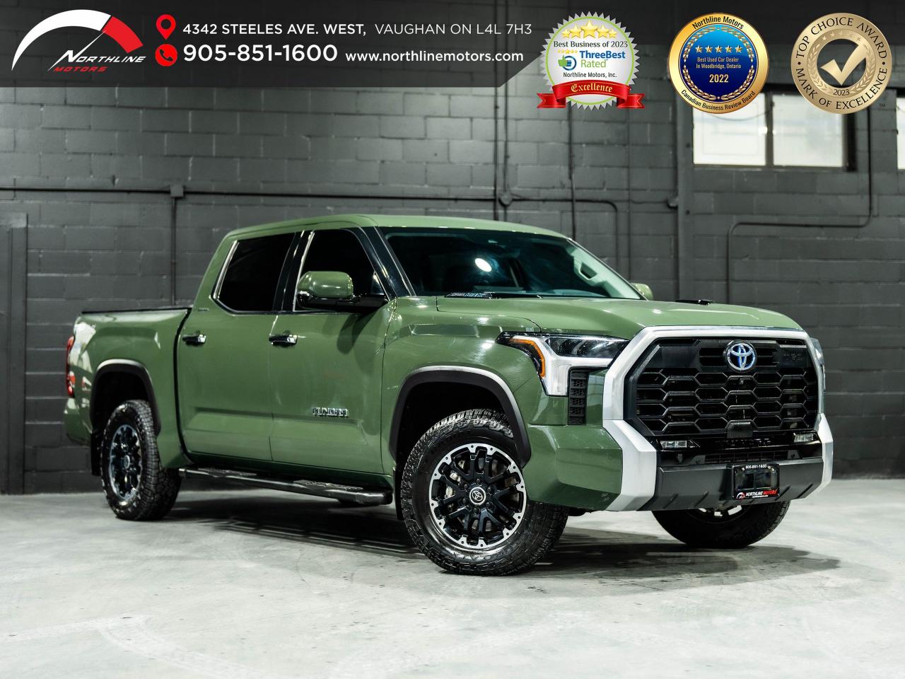 Used 2023 Toyota Tundra Crewmax LIMITED HYBRID/360 CAM/PANO/CLEAN CARFAX for sale in Vaughan, ON