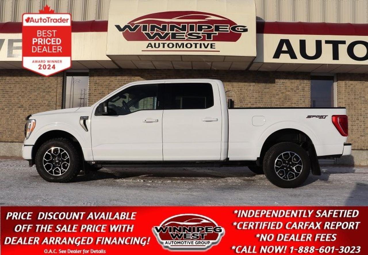 Used 2023 Ford F-150 CREW SPORT 4X4, 3.5L ECO/500LBS TQ, LOADED & SHARP for sale in Headingley, MB