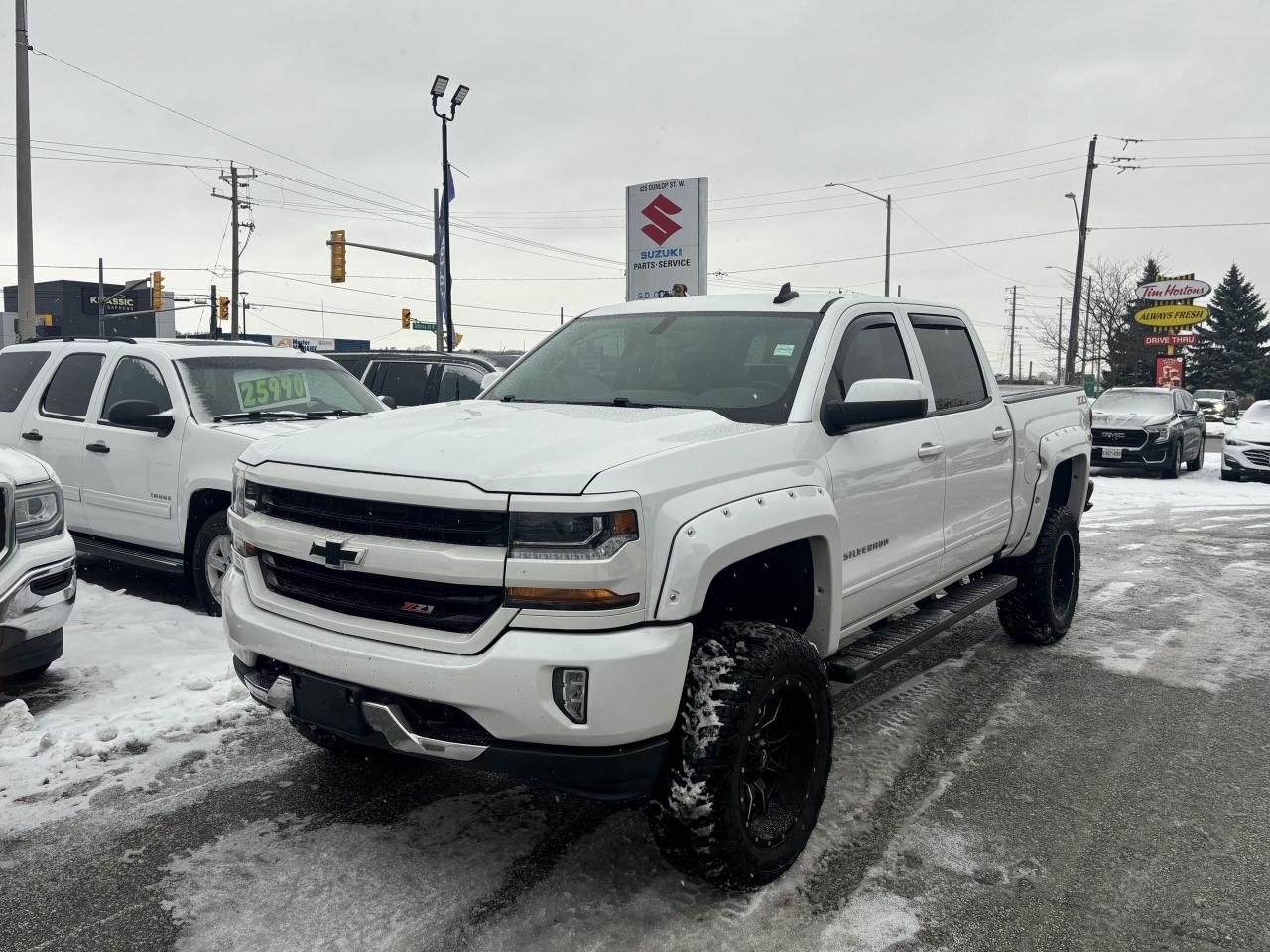 Used 2018 Chevrolet Silverado 1500 LT Crew Cab 4x4 ~Camera ~Bluetooth ~Heated Seats for sale in Barrie, ON