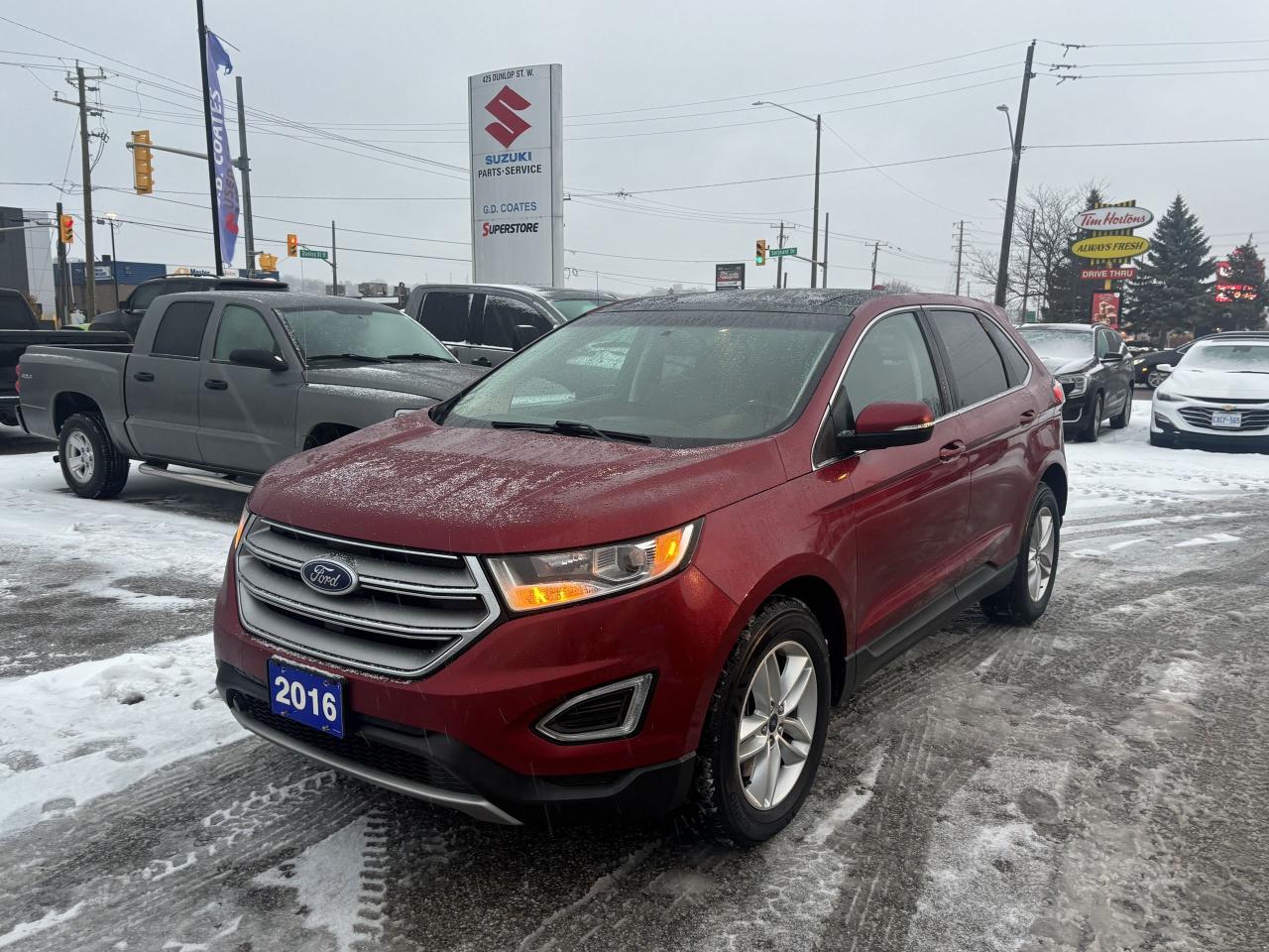 Used 2016 Ford Edge SEL AWD ~Leather ~Moonroof ~Nav ~Bluetooth ~Cam for sale in Barrie, ON