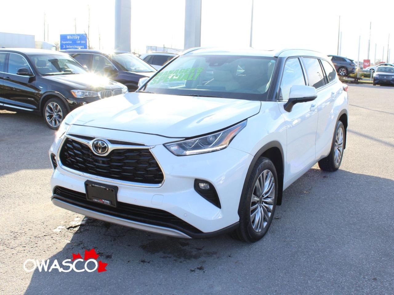 Used 2022 Toyota Highlander 3.5L Platinum! AWD! for sale in Whitby, ON