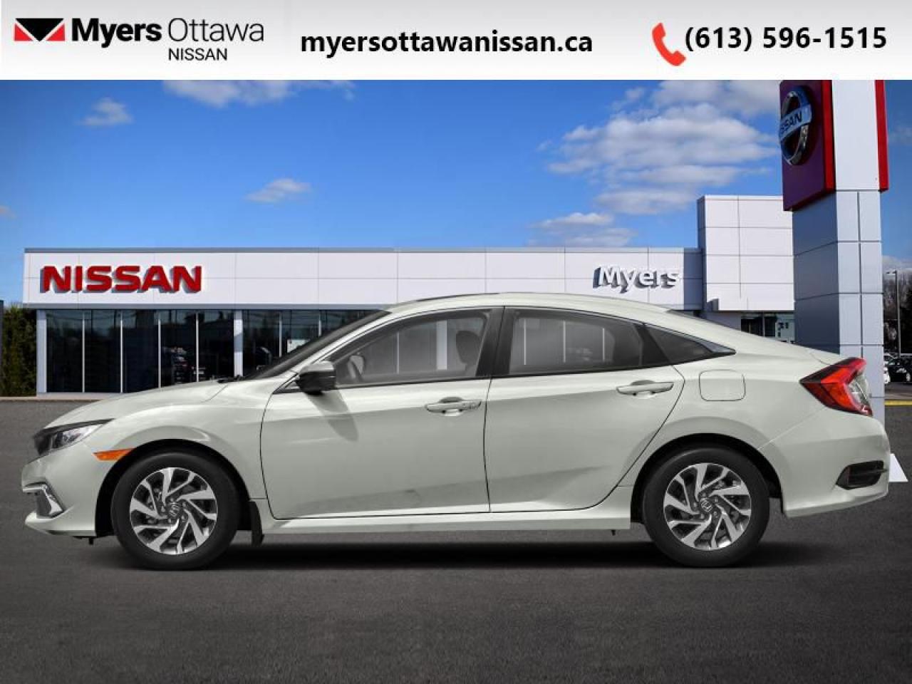 Used 2020 Honda Civic Sedan EX  - Sunroof -  Remote Start for sale in Ottawa, ON