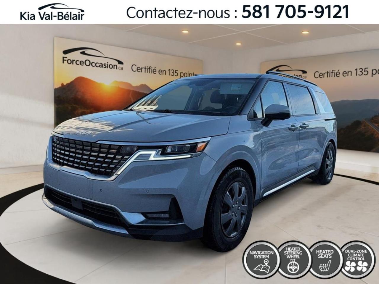 Used 2022 Kia Carnival SX* V6 *7 PASSAGERS * CUIR * TOIT * BOSE * CARPLAY for sale in Québec, QC