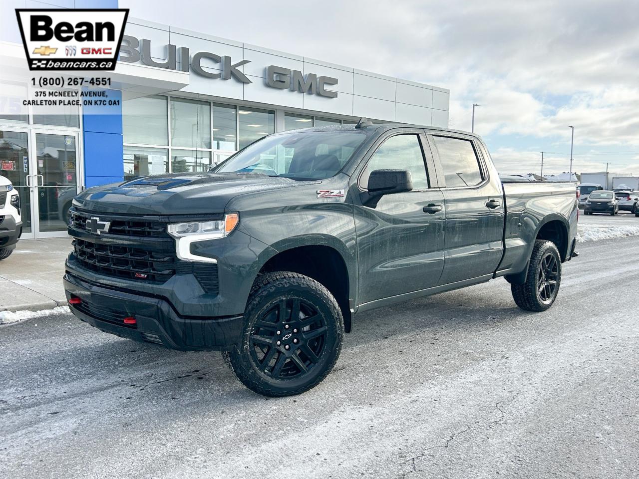 New 2025 Chevrolet Silverado 1500 LT Trail Boss 6.2L V8 WITH REMOTE START/ENTRY, HEATED SEATS, HEATED STEERING WHEEL, HITCH GUIDANCE, HD REAR VISION CAMERA for sale in Carleton Place, ON