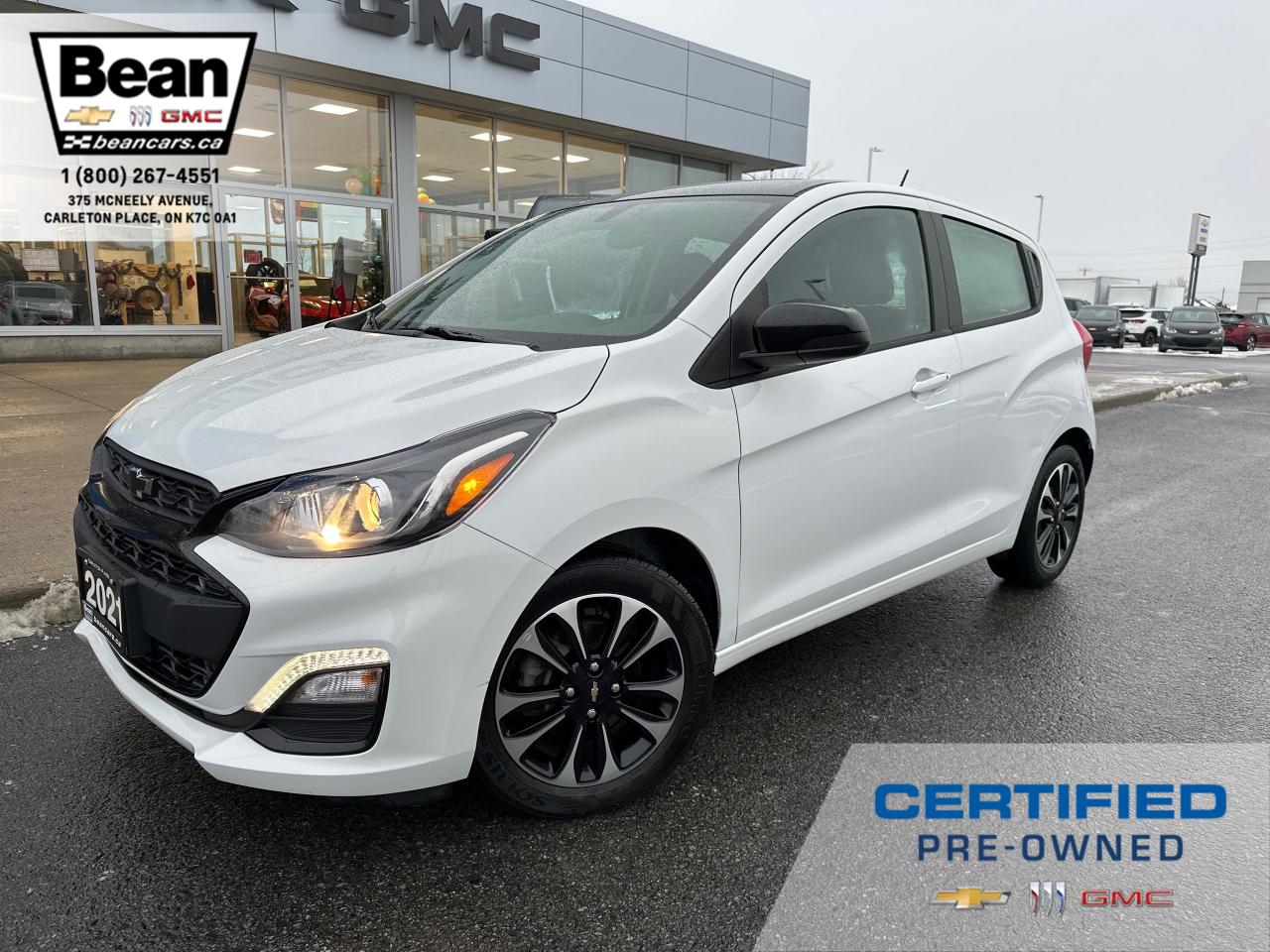 Used 2021 Chevrolet Spark 1LT CVT 1.4L 4Cyl LT SPORT EDITION WITH REMOTE ENTRY, CRUISE CONTROL, REAR VISION CAMERA, APPLE CARPLAY AND ANDROID AUTO, WINTER TIRES for sale in Carleton Place, ON