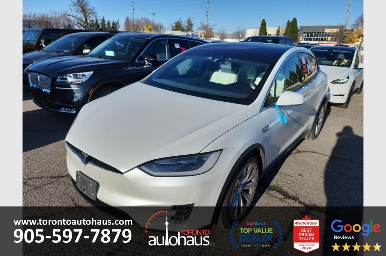 Used 2018 Tesla Model X 100D I 6 SEATS I WHITE INTERIOR for sale in Concord, ON