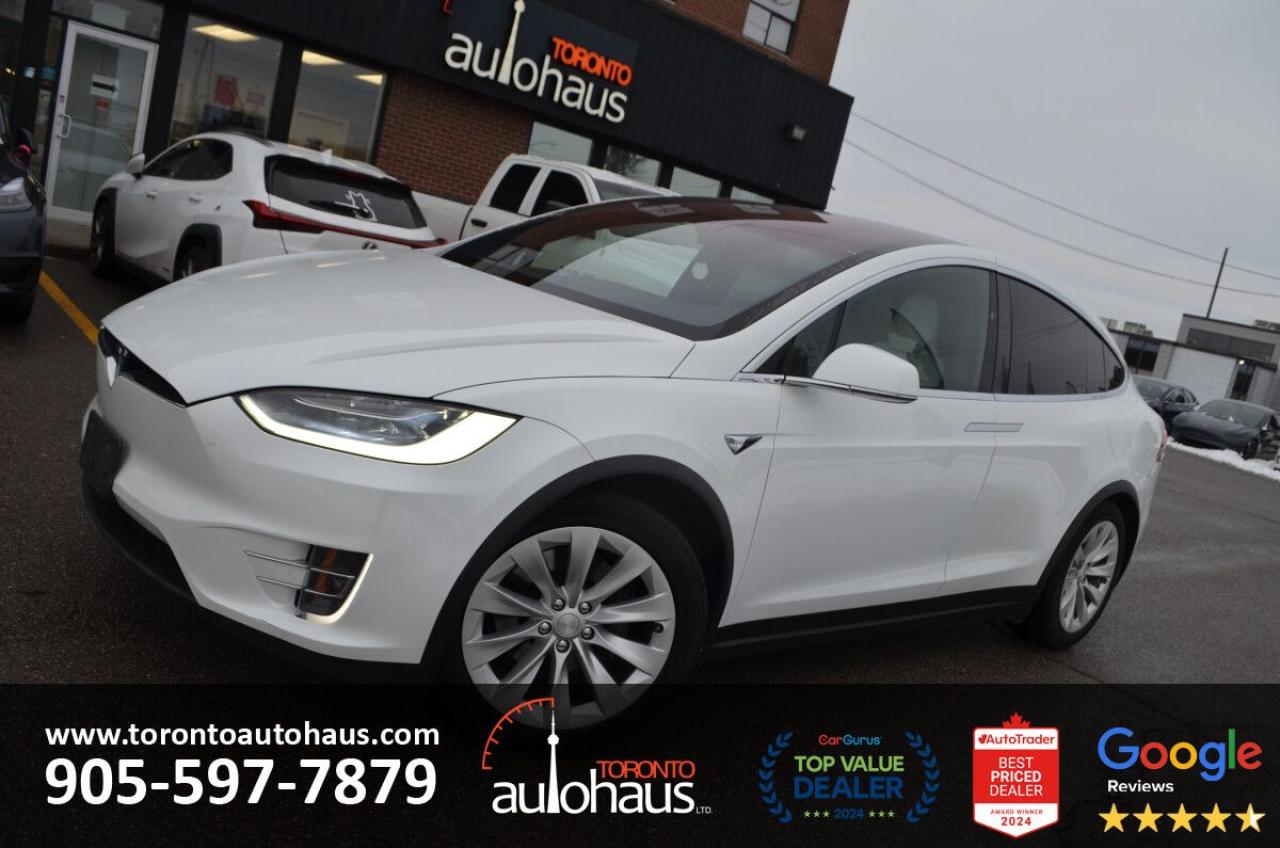 Used 2018 Tesla Model X 100D I 6 SEATS I WHITE INTERIOR for sale in Concord, ON