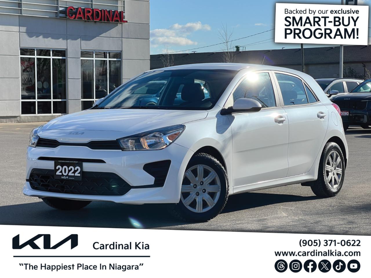 Used 2022 Kia Rio 5-Door LX+ IVT for sale in Niagara Falls, ON