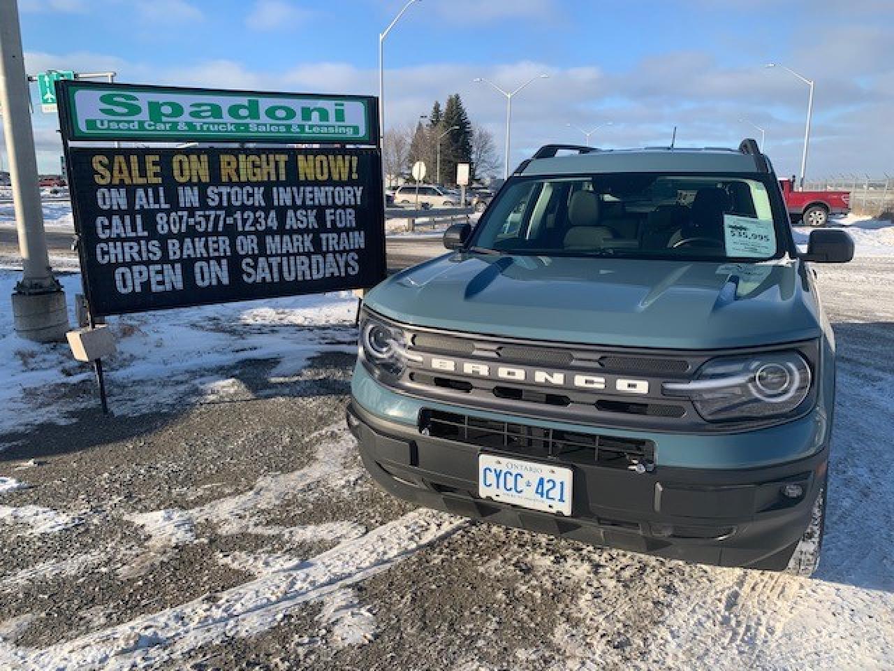 Used 2023 Ford Bronco Sport Big Bend 4x4 for sale in Thunder Bay, ON