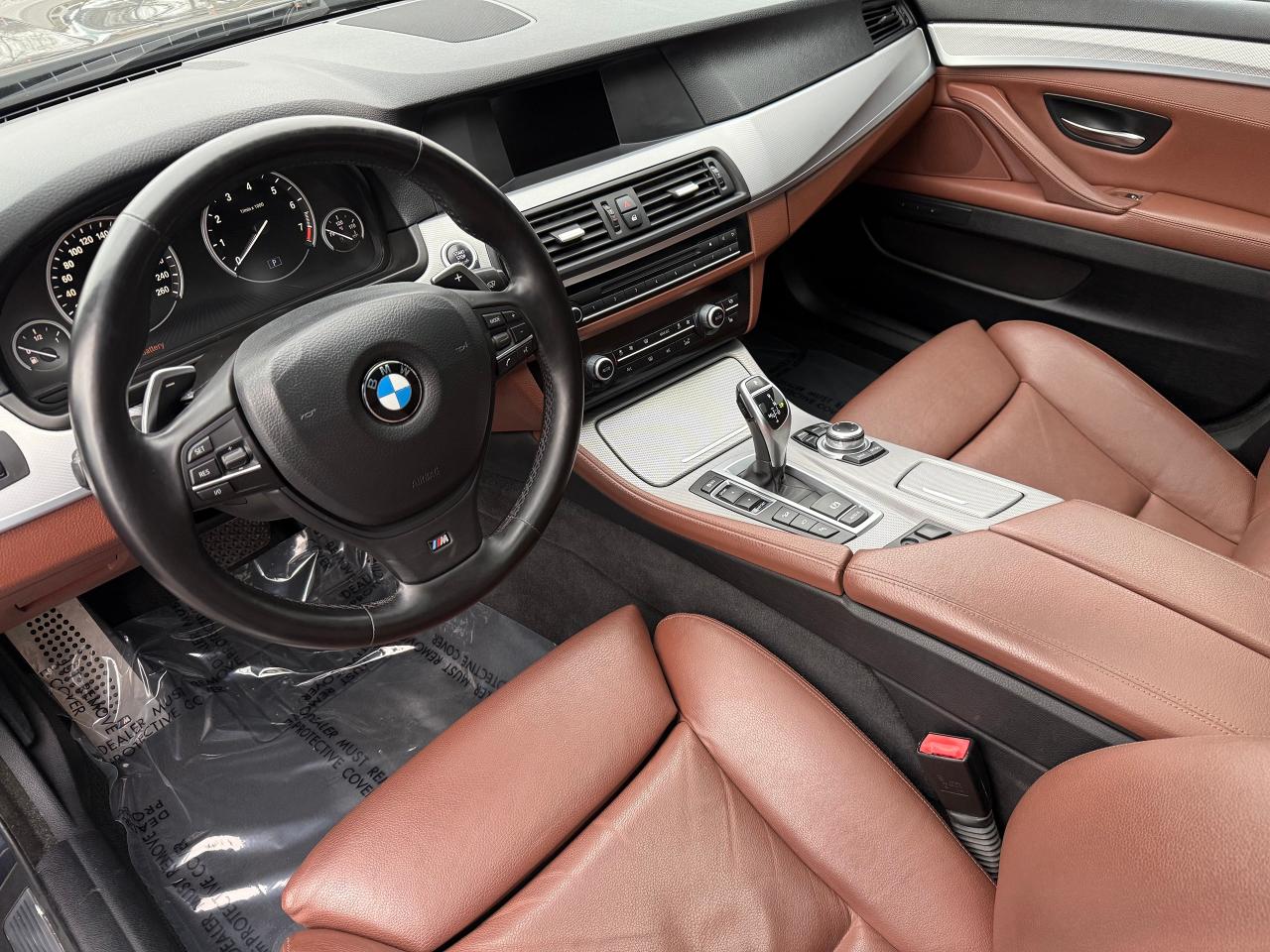 2013 BMW 5 Series 528i xDrive **BROWN LEATHER INTERIOR** - Photo #13