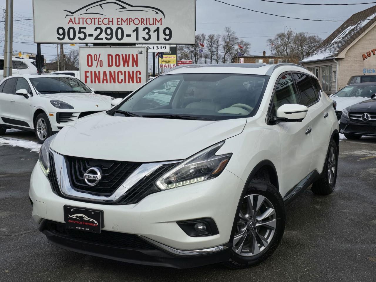 Used 2018 Nissan Murano SL AWD Pearl White FULLY LOADED / Leather / Pano Roof for sale in Mississauga, ON