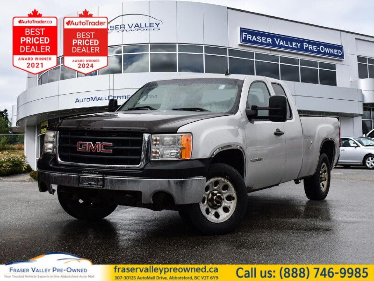 Used 2011 GMC Sierra 1500 WT  Local, No Accidents, Auto, 4WD for sale in Abbotsford, BC