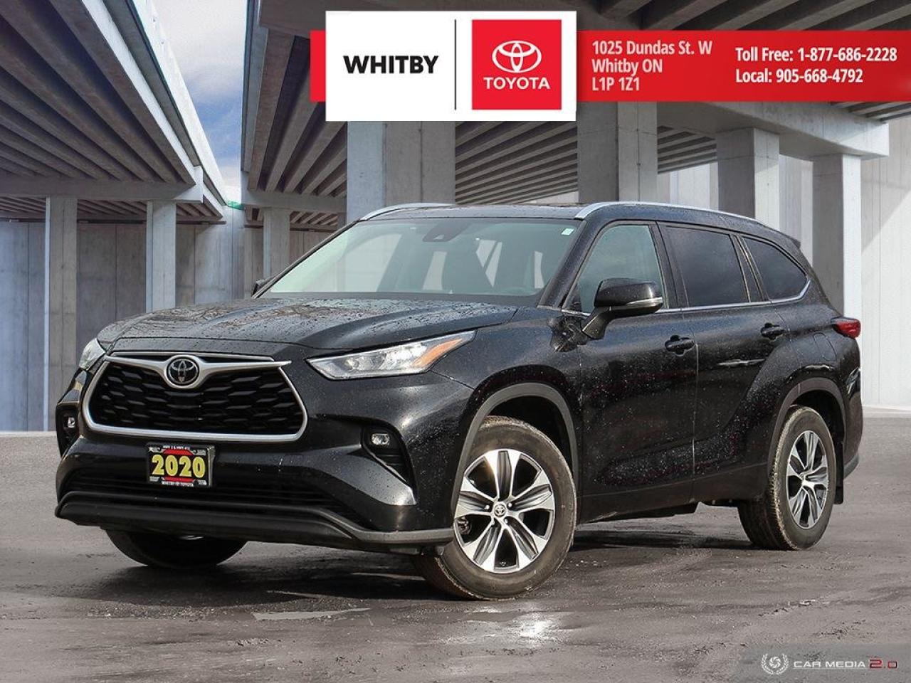 Used 2020 Toyota Highlander XLE for sale in Whitby, ON