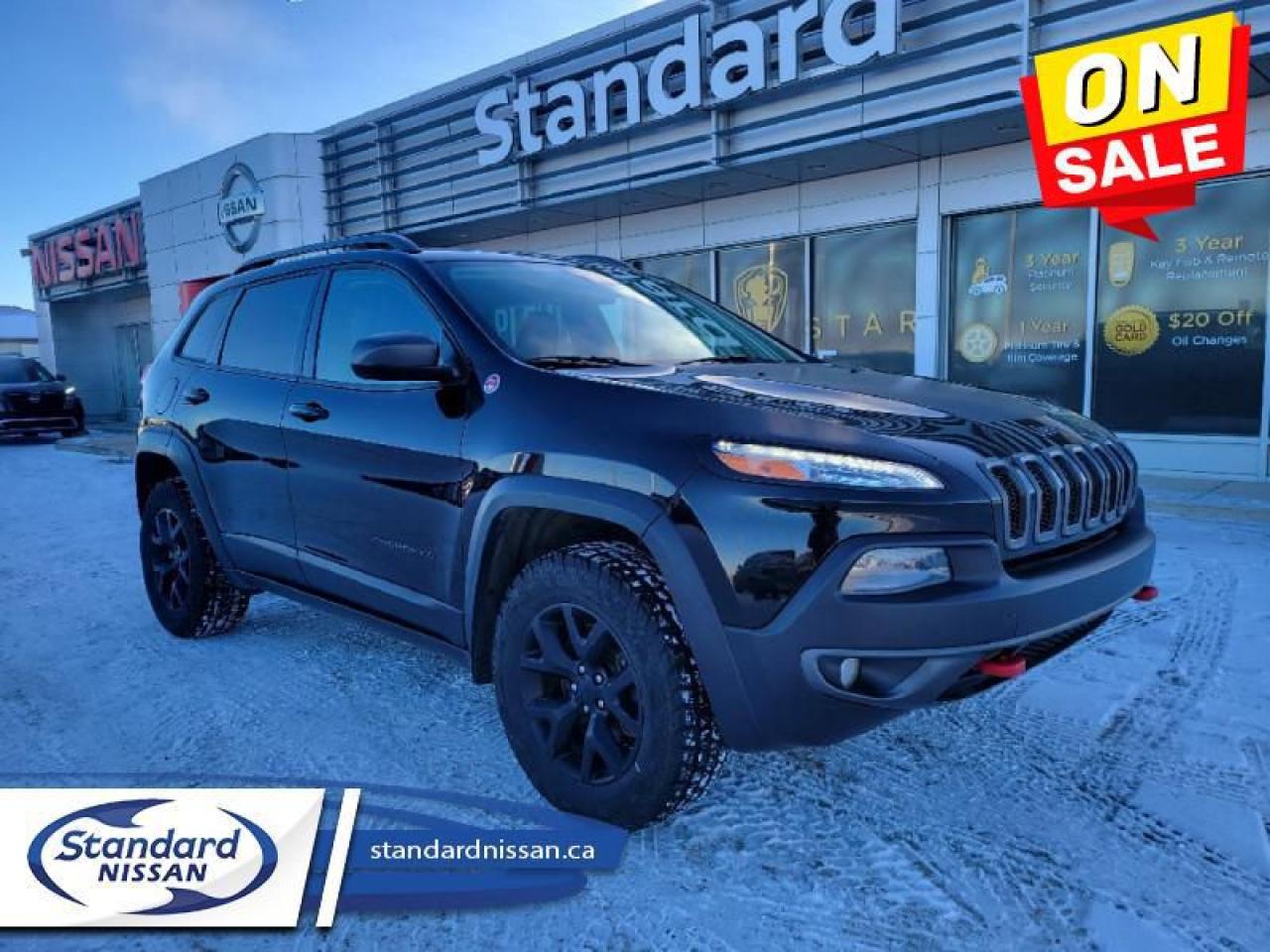 Used 2018 Jeep Cherokee Trailhawk  -  Leather Seats for sale in Swift Current, SK