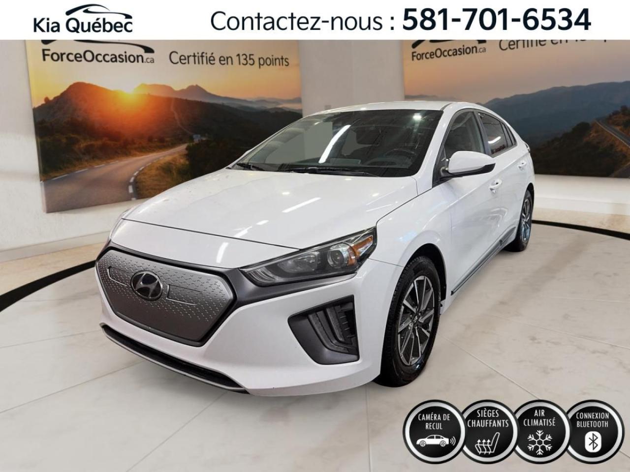 Used 2021 Hyundai IONIQ Electric PREFERRED * GPS* BIZONE* BOUTON POUSSOIR* CAMERA* for sale in Québec, QC