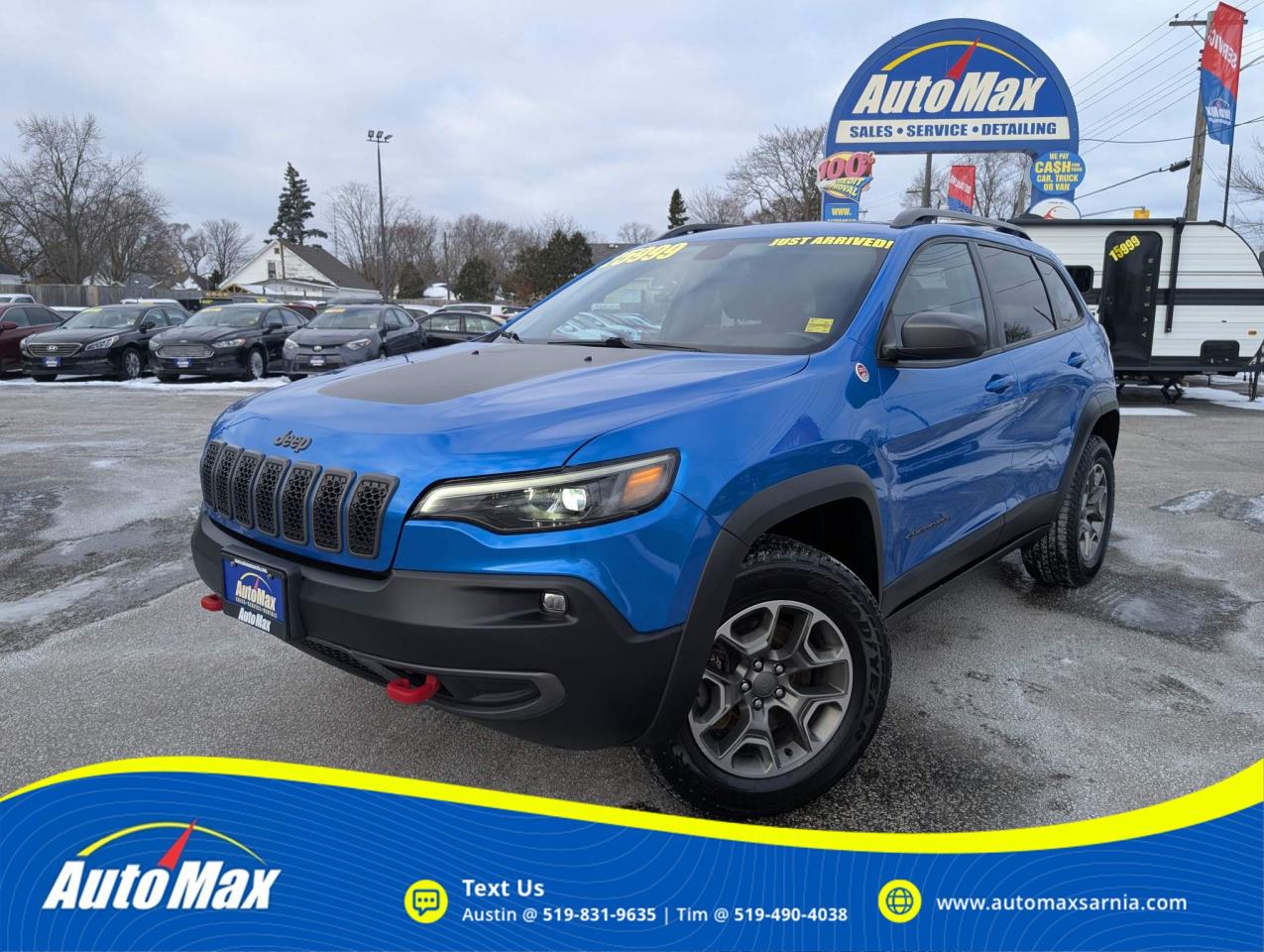 Used 2020 Jeep Cherokee Trailhawk for sale in Sarnia, ON