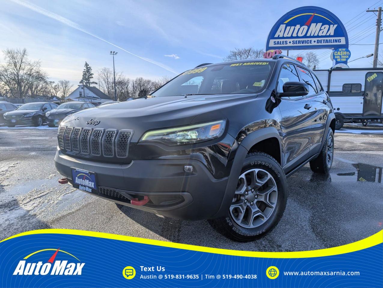 Used 2022 Jeep Cherokee Trailhawk for sale in Sarnia, ON