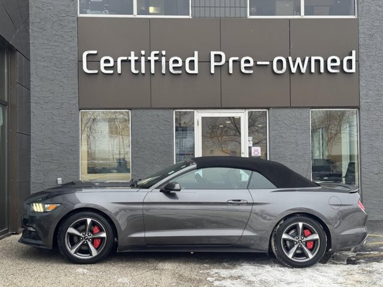 Used 2016 Ford Mustang CONVERTIBLE w/ LOW KMS / AUTOMATIC / V6 for sale in Calgary, AB