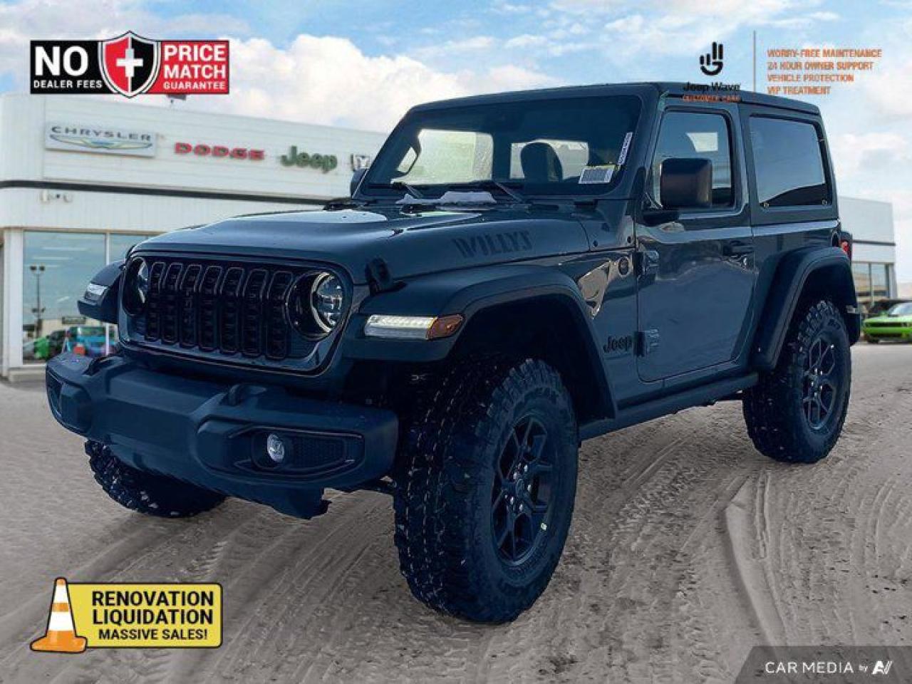 New 2025 Jeep Wrangler Willys for sale in Saskatoon, SK