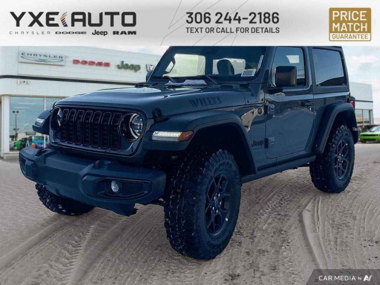 New 2025 Jeep Wrangler Willys for sale in Saskatoon, SK
