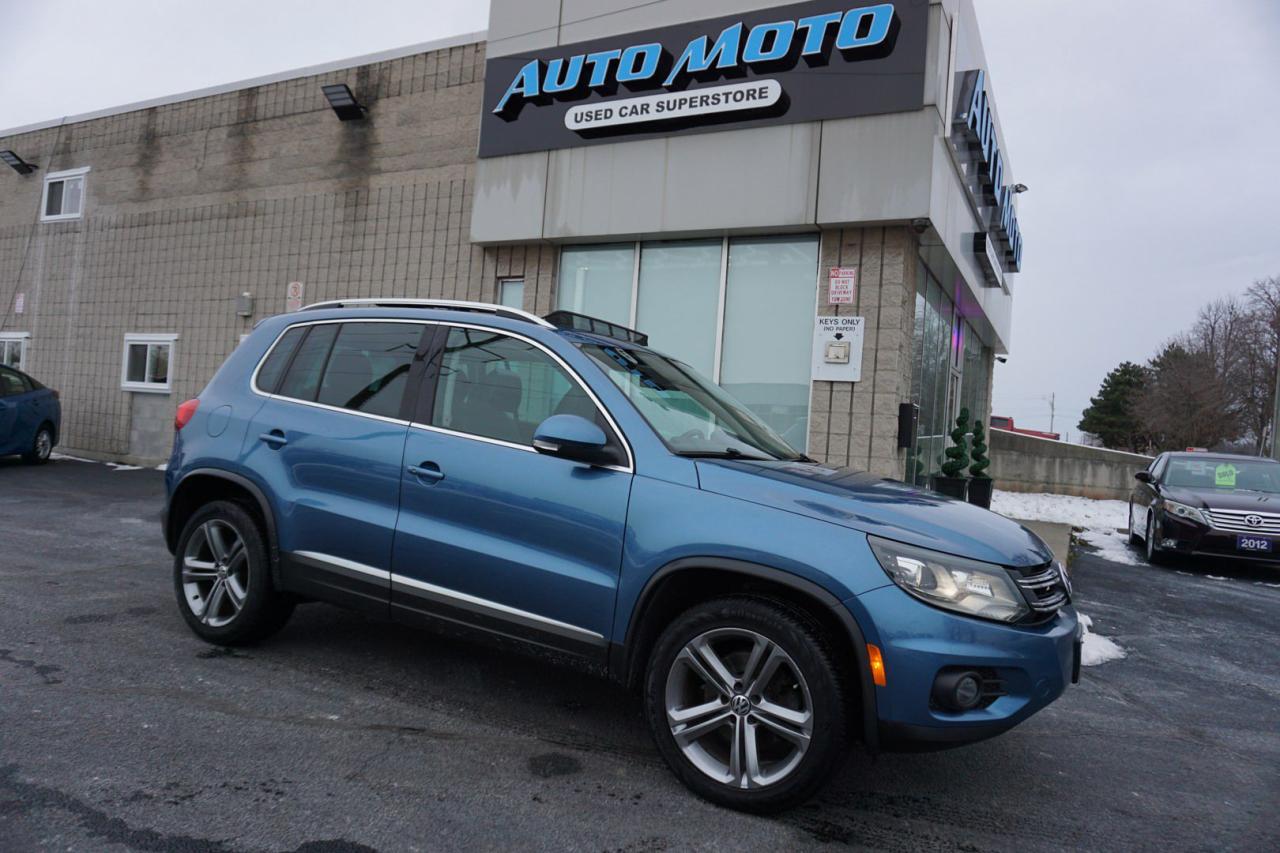 Used 2017 Volkswagen Tiguan HIGHLINE 4M AWD CERTIFIED *1 OWNER* CAMERA NAV BLUETOOTH LEATHER HEATED SEATS PANO ROOF CRUISE ALLOYS for sale in Burlington, ON