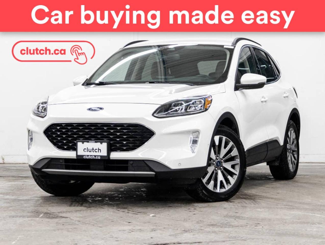 Used 2020 Ford Escape Titanium Hybrid AWD w/ Apple CarPlay & Android Auto, Dual Zone A/C, Rearview Cam for sale in Toronto, ON