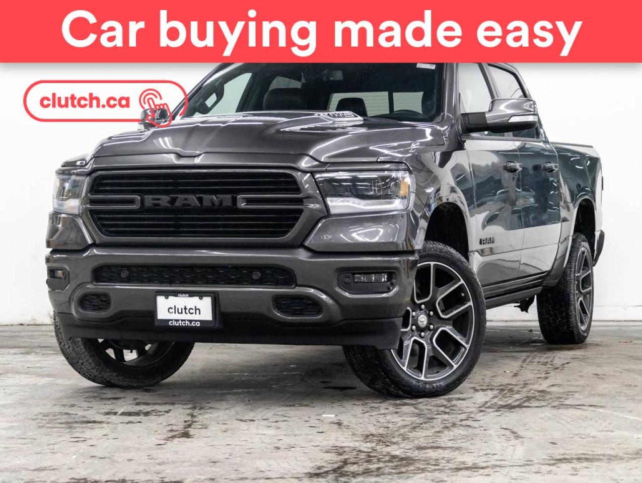 Used 2019 RAM 1500 Sport Crew Cab 4X4 w/ Apple CarPlay & Android Auto, Heated Steering Wheel, Heated Front Seats for sale in Toronto, ON