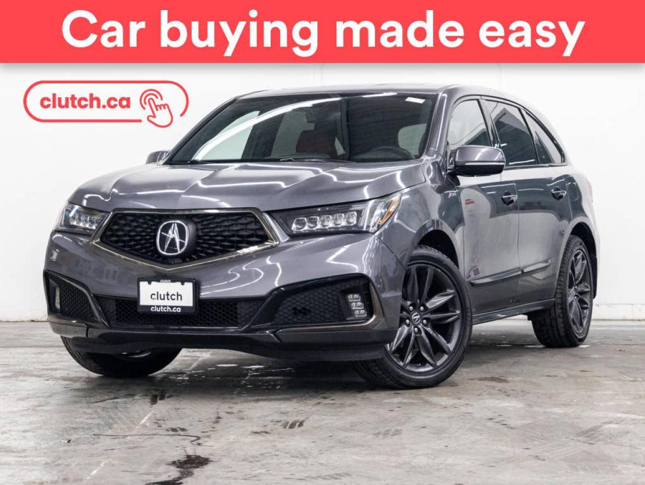 Used 2020 Acura MDX A-Spec SH-AWD W/ Apple CarPlay, moonroof, Nav for sale in Bedford, NS